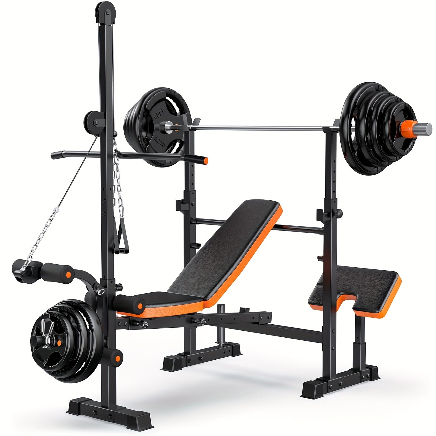 8-in-1 All In One Adjustable & Foldable Weight Bench