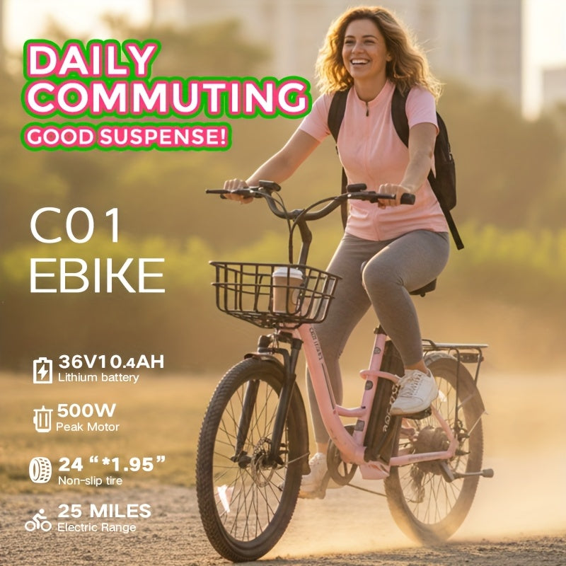 Women's 500W High-Power Electric Bike