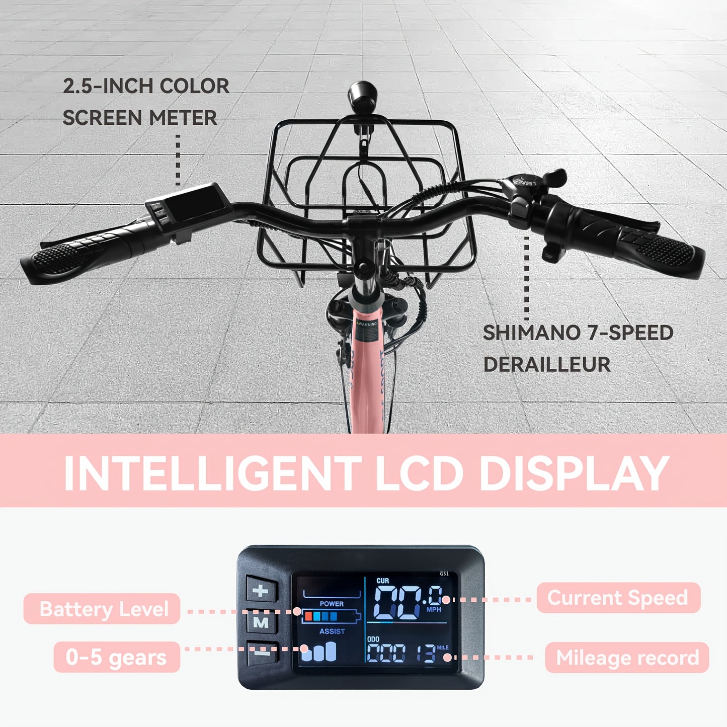 Women's 500W High-Power Electric Bike