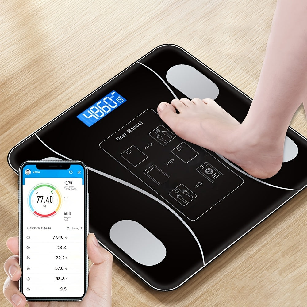 Daily Weight Tracking Smart Digital Bathroom Scale