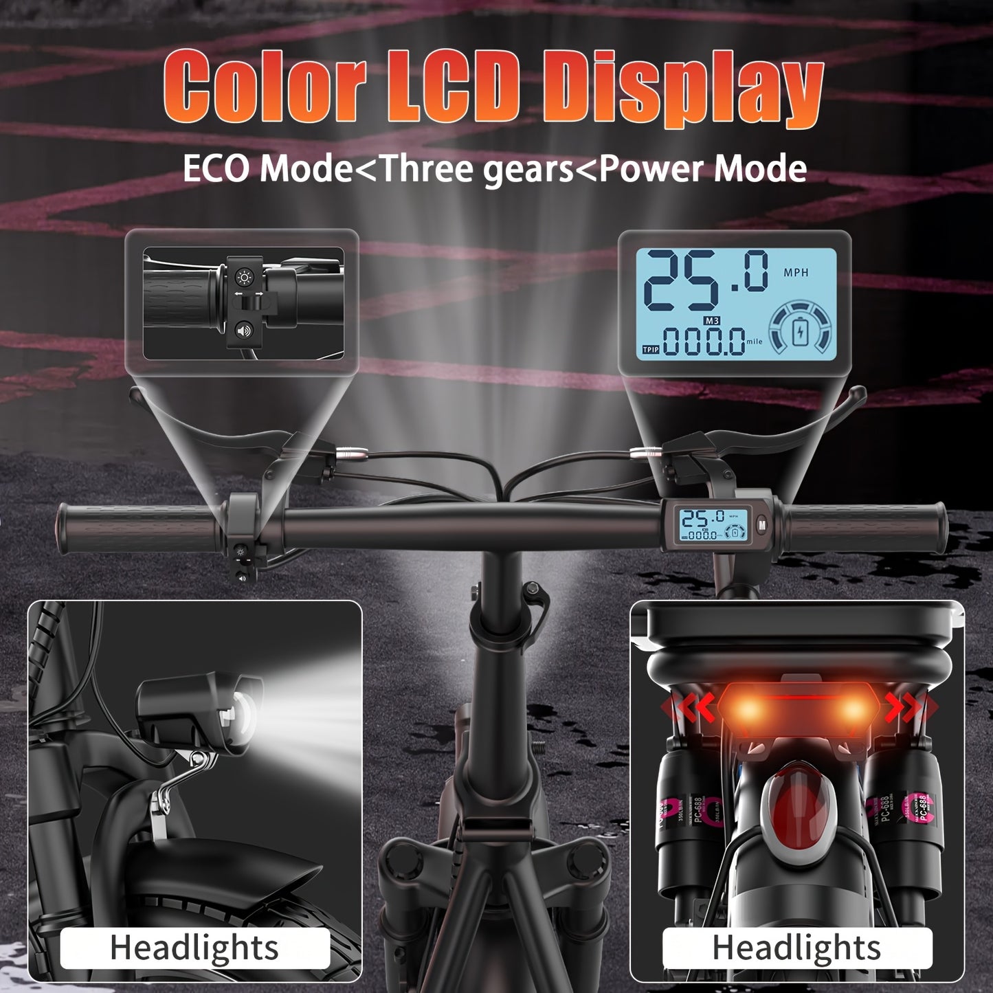 740W Peak Electric Scooter