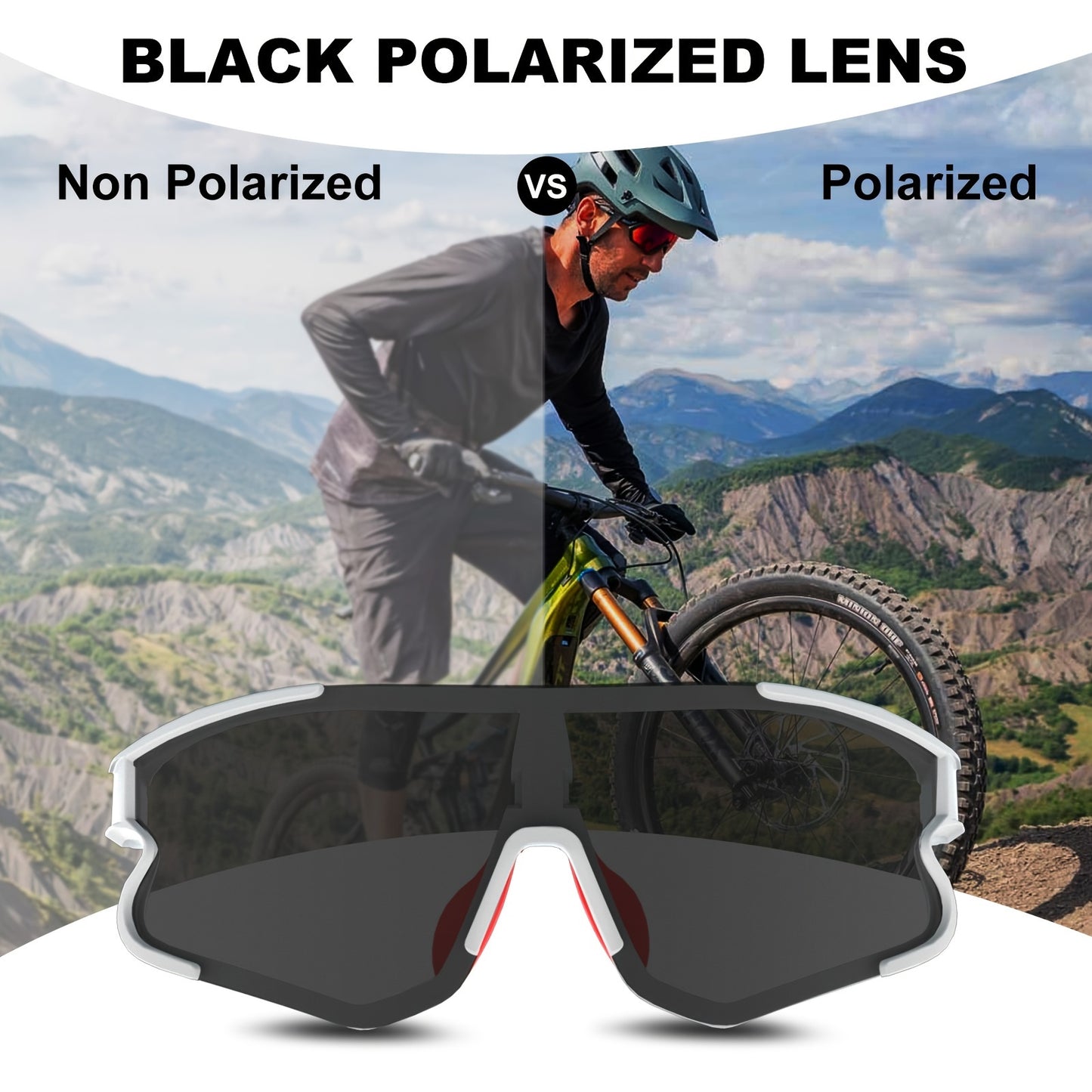 Unisex Polarized Sports Sunglasses