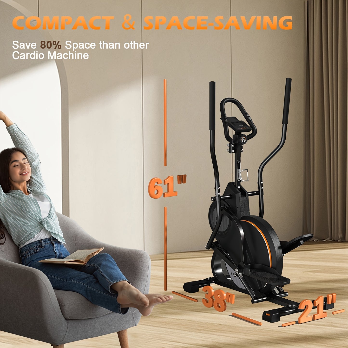 300 LBS Multifunctional Pro Cardio Climber