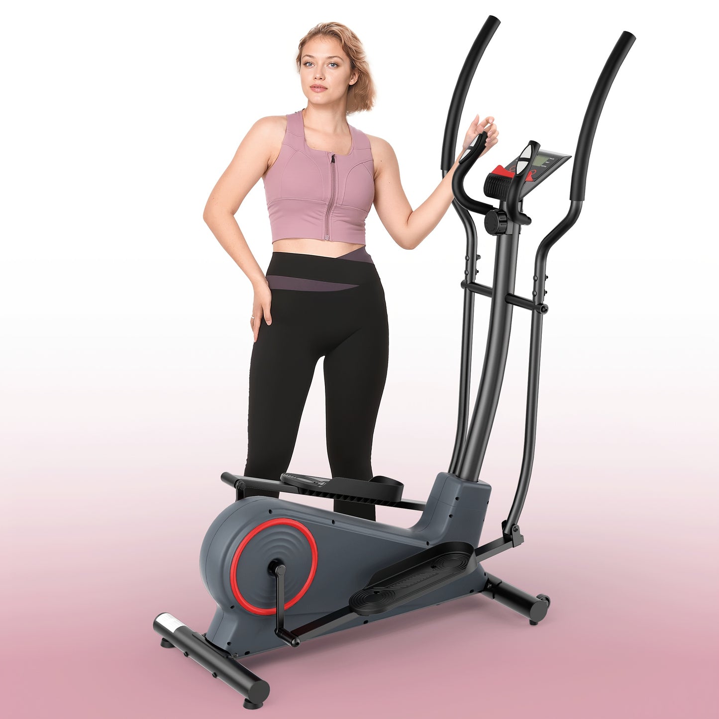 Quiet Home Elliptical with Front Flywheel