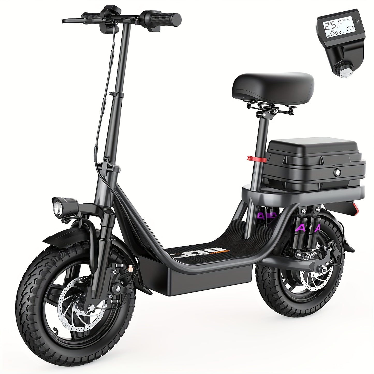 740W Adult Electric Scooter with Seat