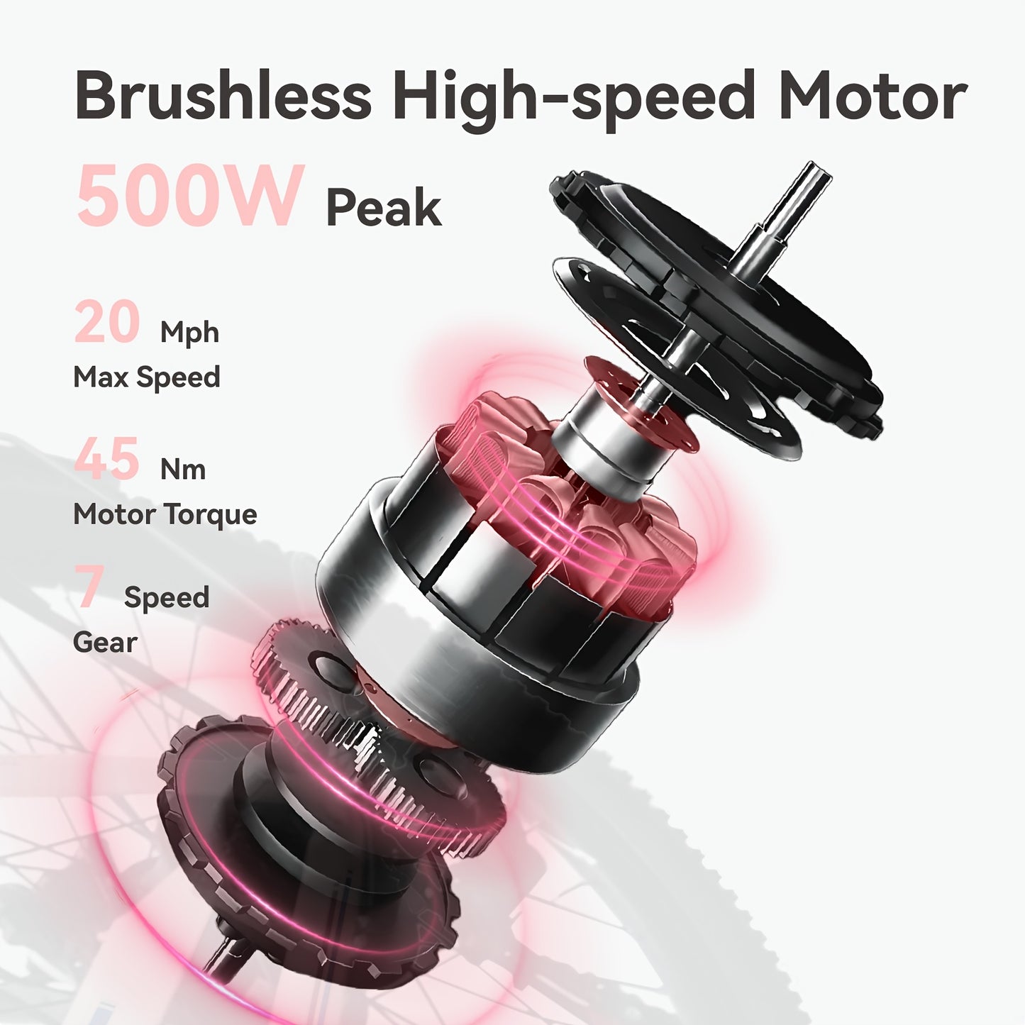 Women's 500W High-Power Electric Bike