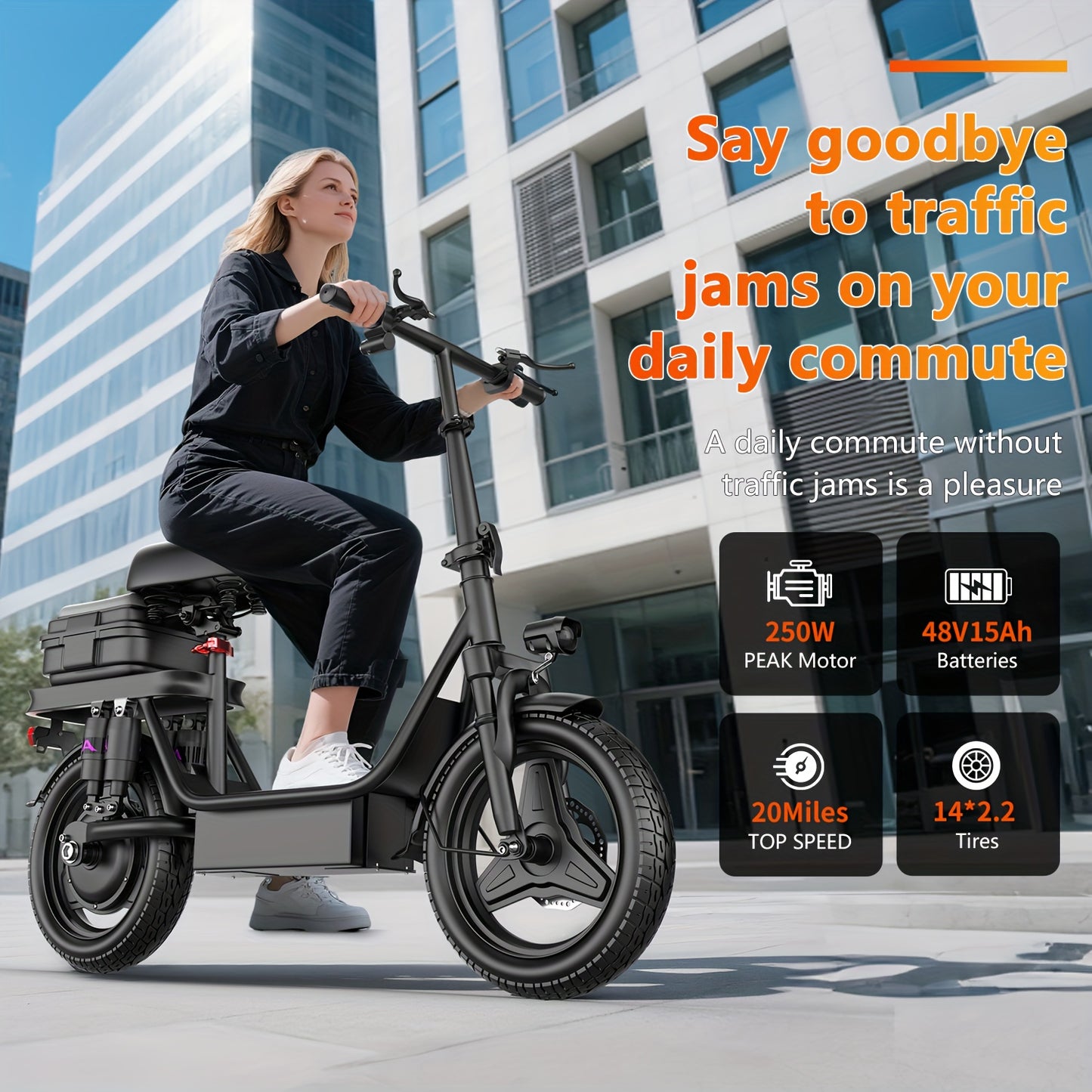 20MPH 30-45 Mile Folding Electric Scooter