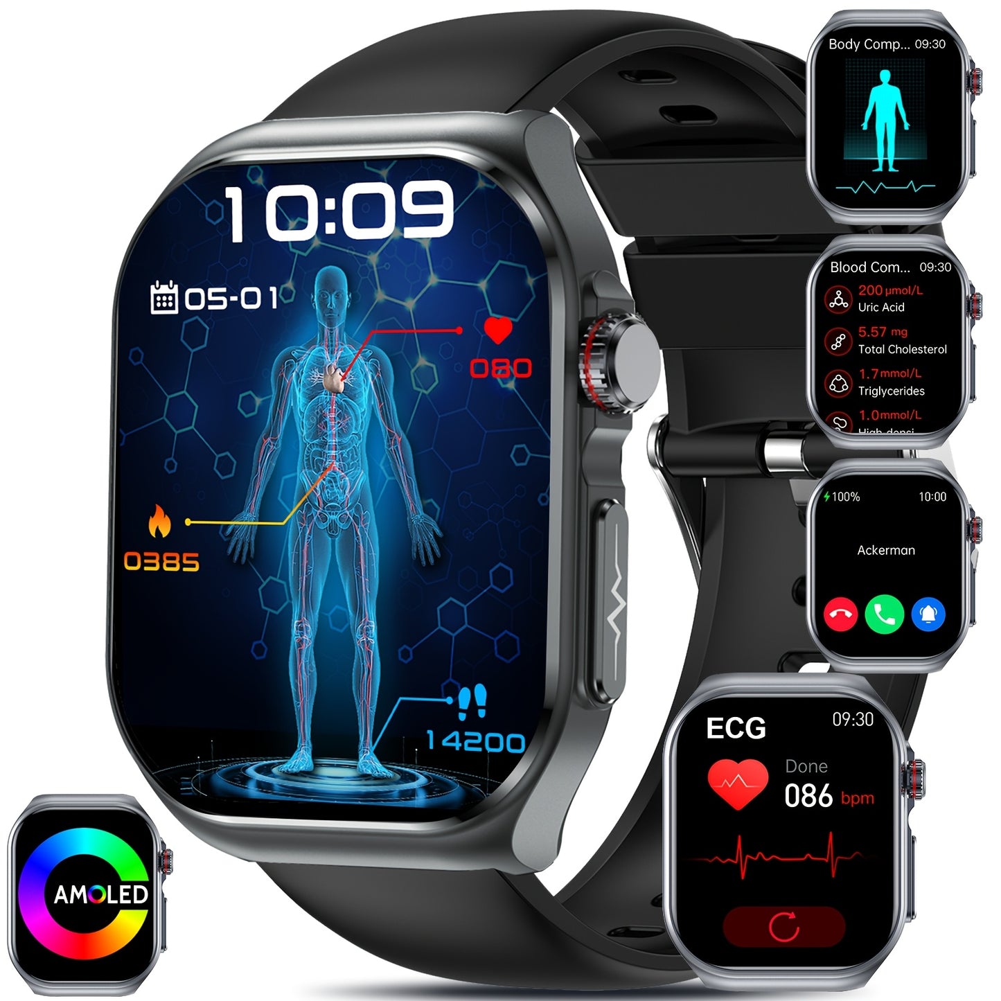 Women Men Smartwatch