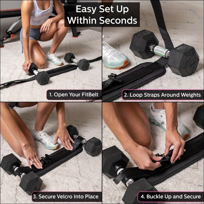 Adjustable Weight Belt for Home Workouts