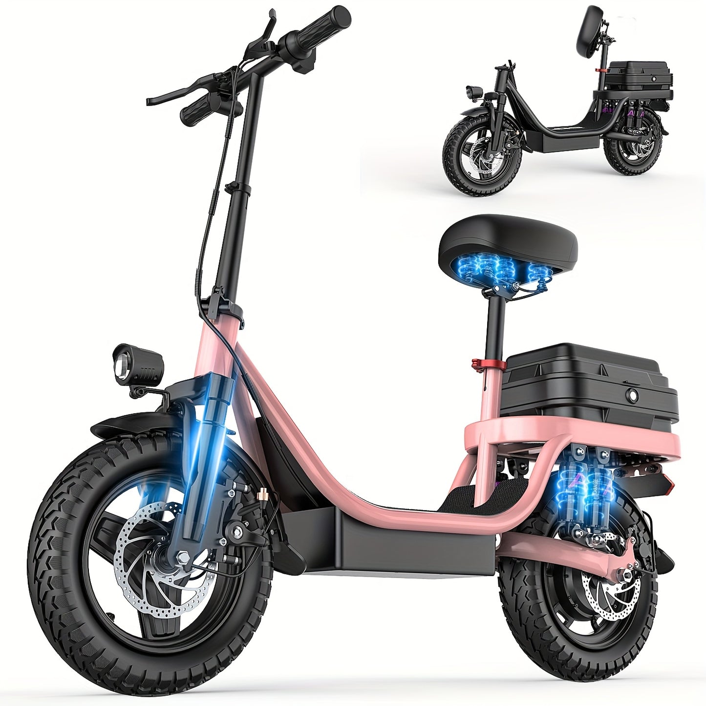 740W Adult Electric Scooter with Seat