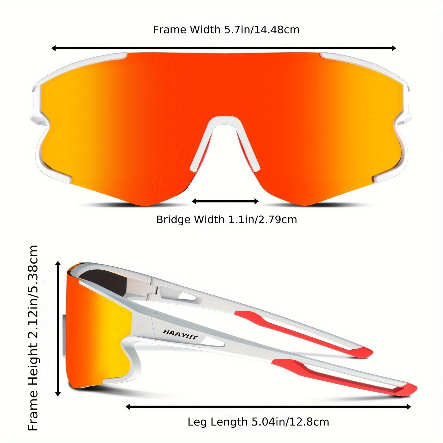 Unisex Polarized Sports Sunglasses