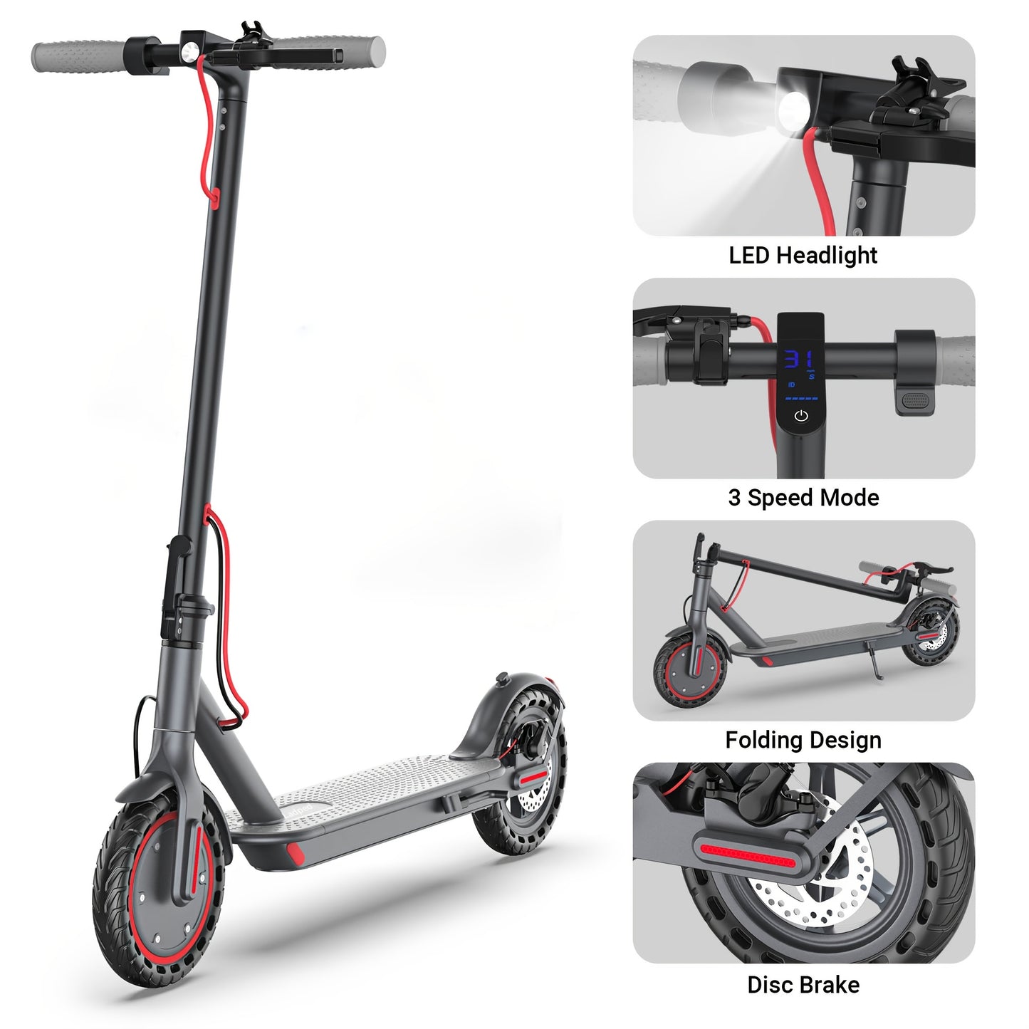 LADPED Electric Scooter LP80, 350W 36V 50/60HZD