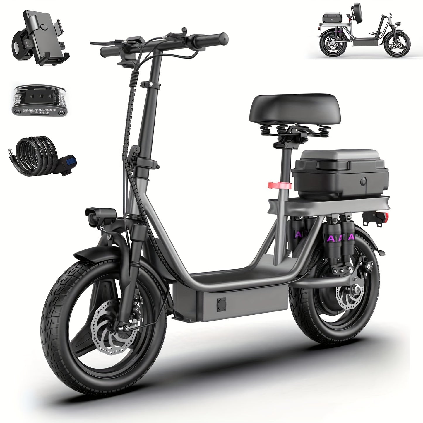 20MPH 30-45 Mile Folding Electric Scooter