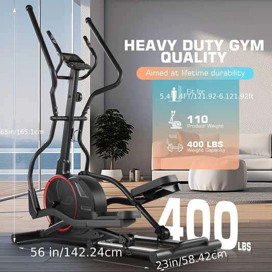 FUNMILY Hyper-Quiet Elliptical Trainer