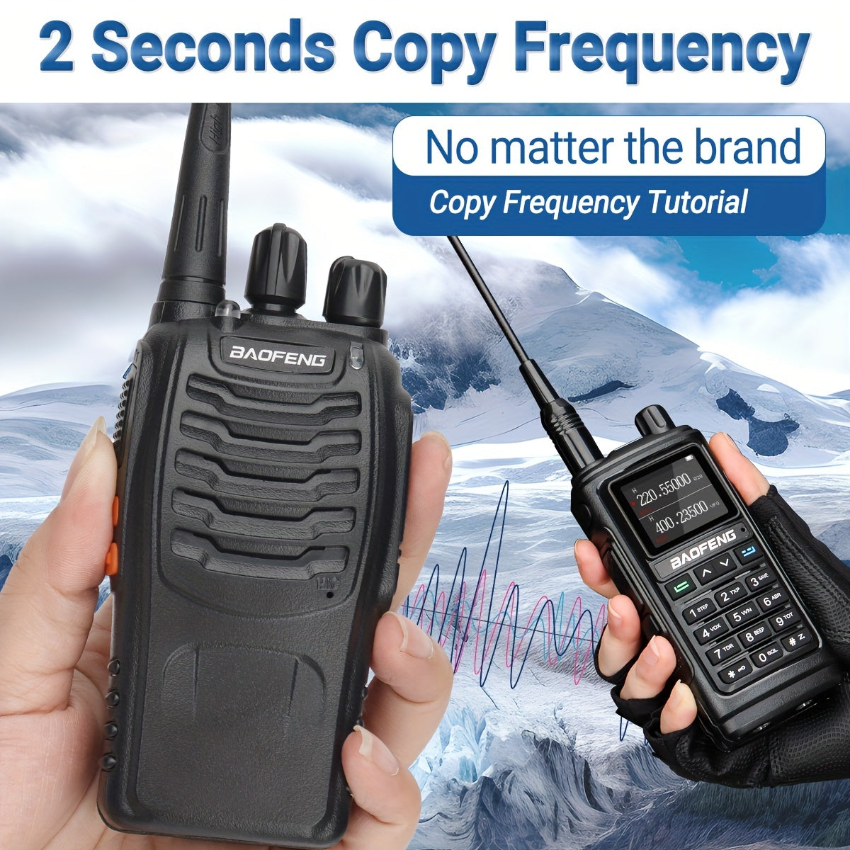 4pcs Long Range Walkie Talkie