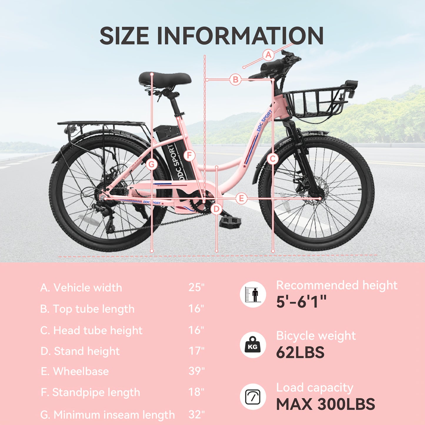 Women's 500W High-Power Electric Bike