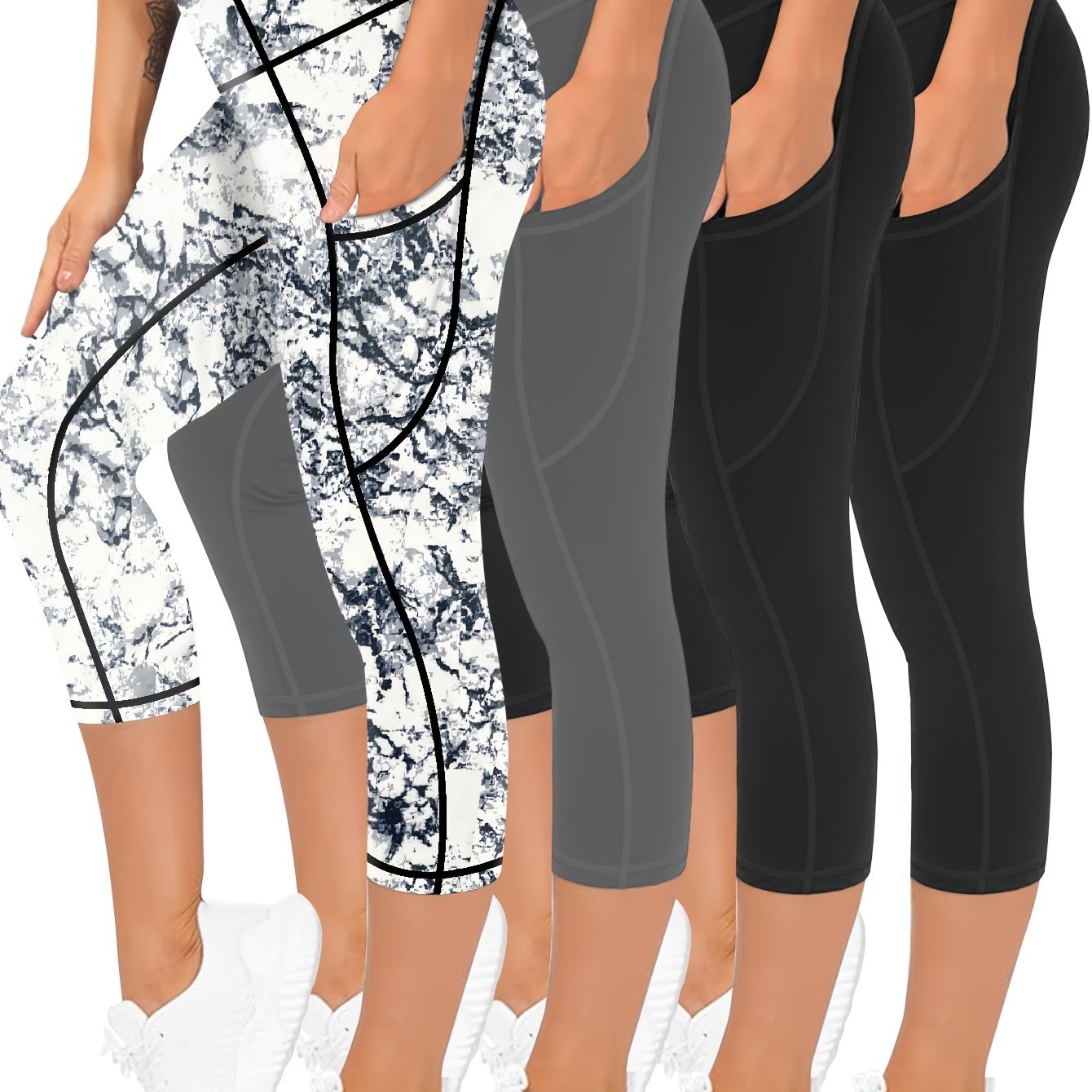 High Waisted Quick Drying Oversized Sports Leggings