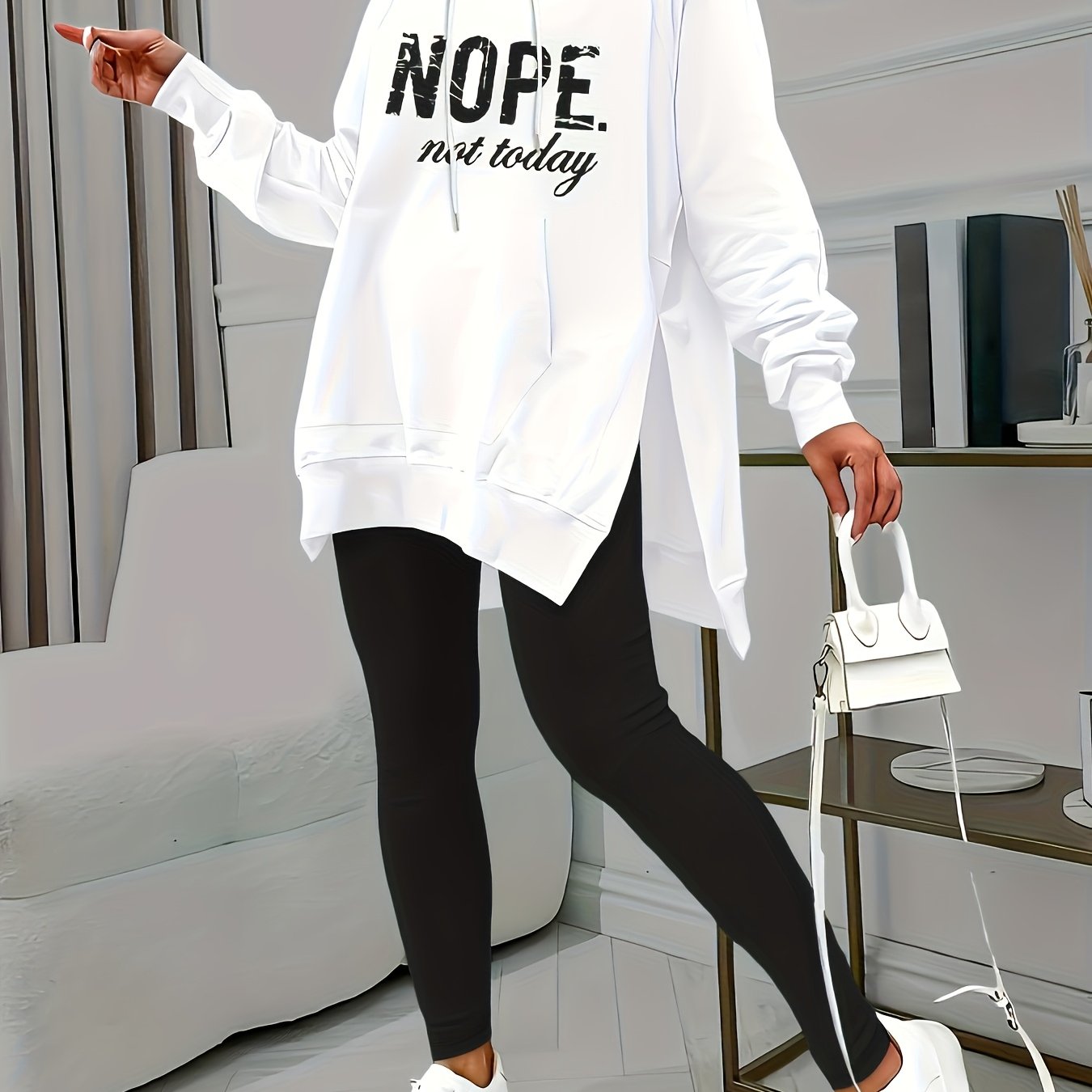 Women's Autumn And Winter Sports Two Piece Set