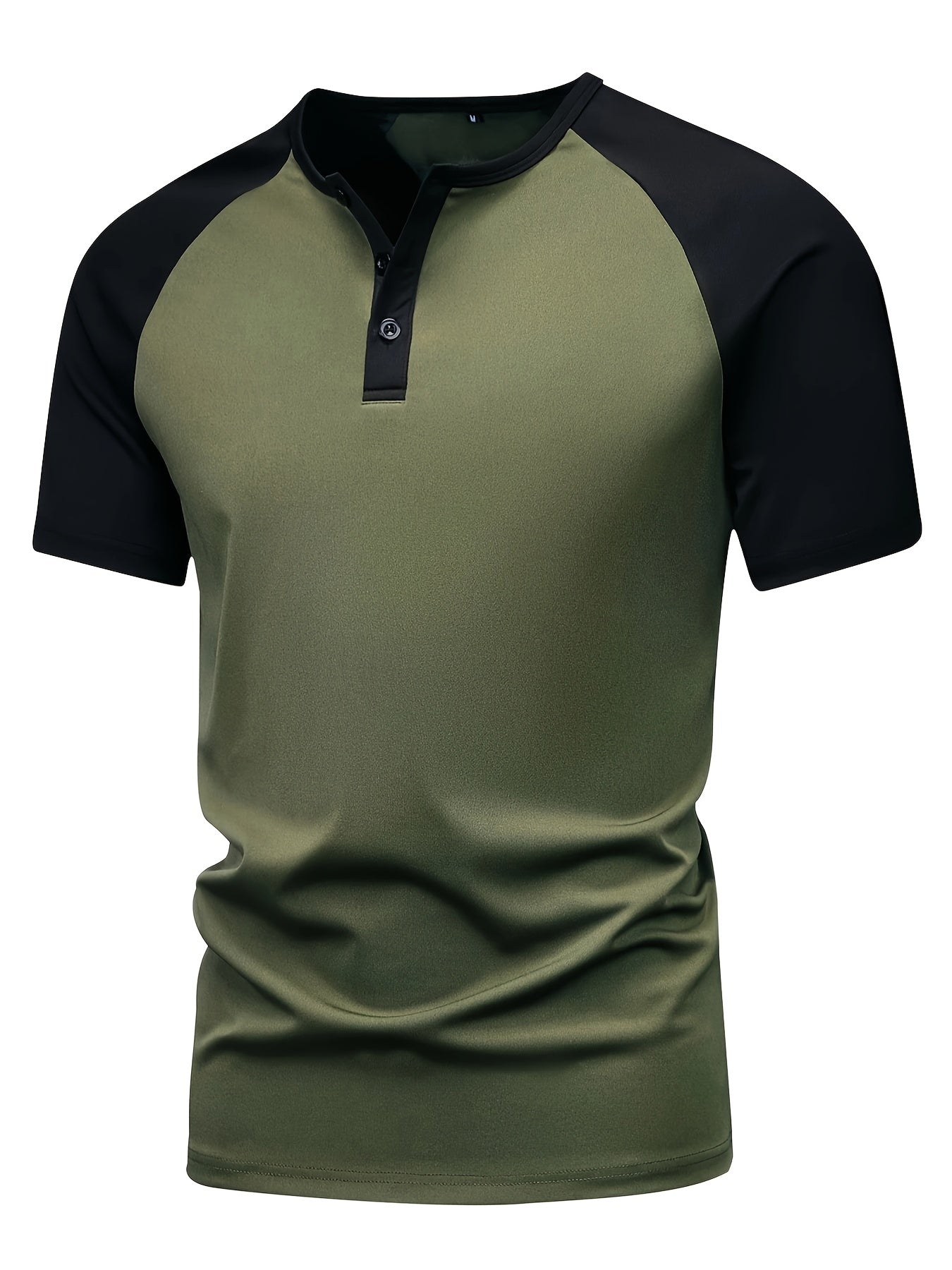 Men's Summer Short Sleeve Henley Shirts