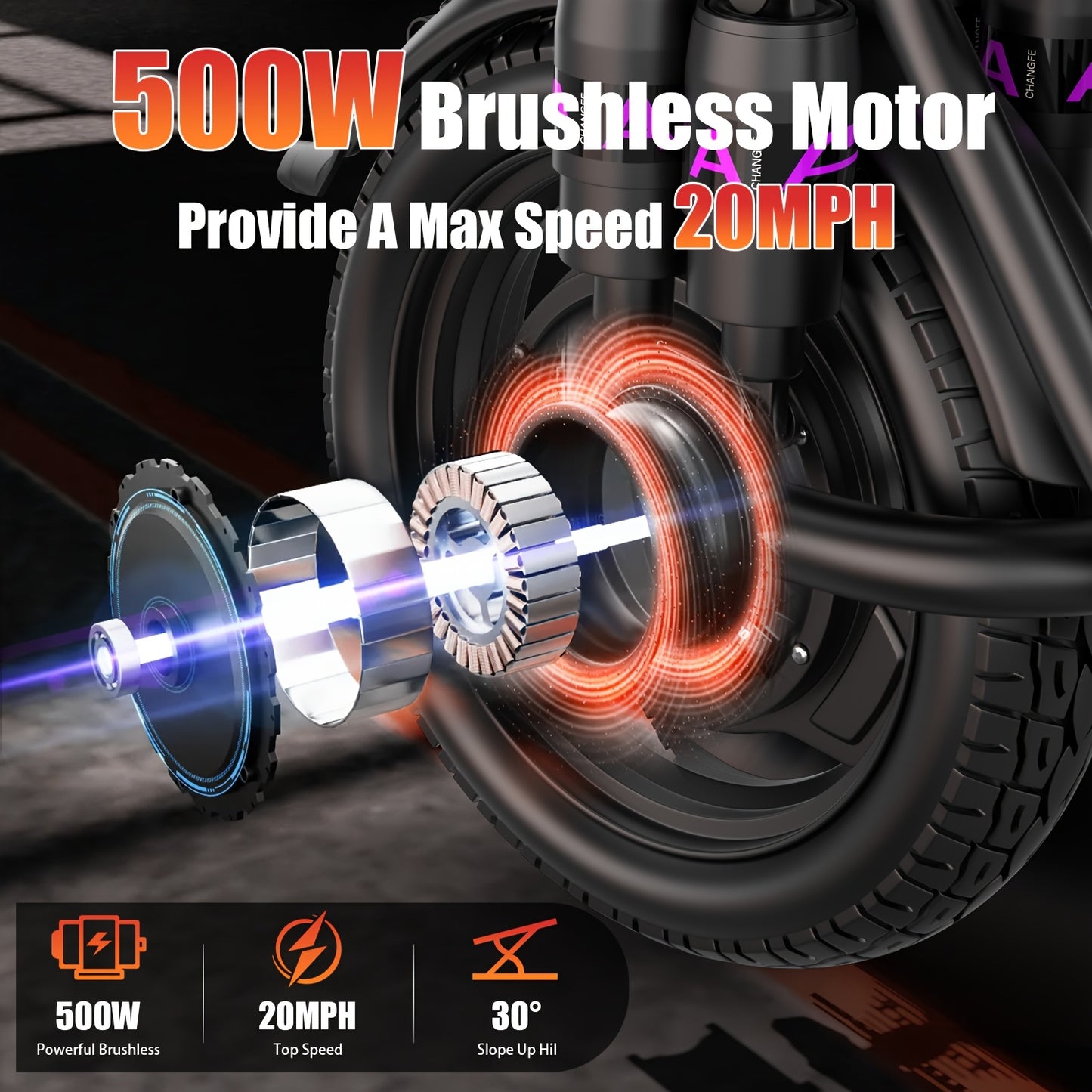 740W Peak Electric Scooter