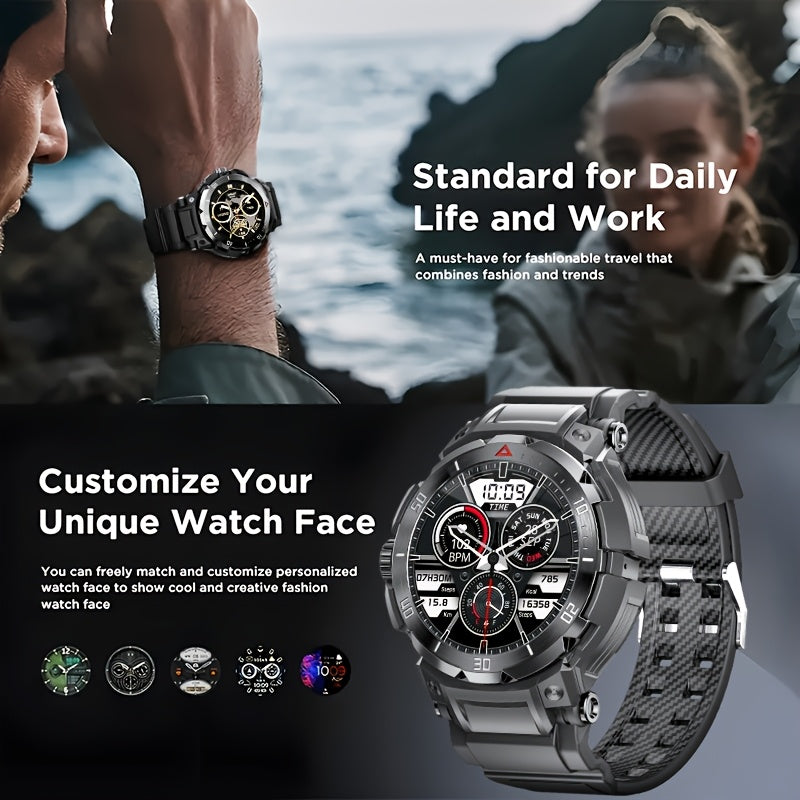 Smart Watch with Built-in Wireless Earphones