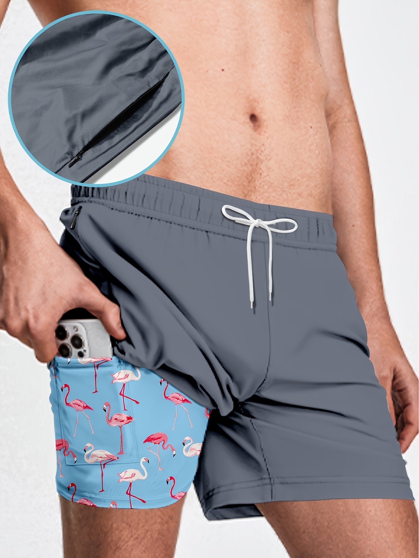 Men's Quick-Dry Swim Trunks
