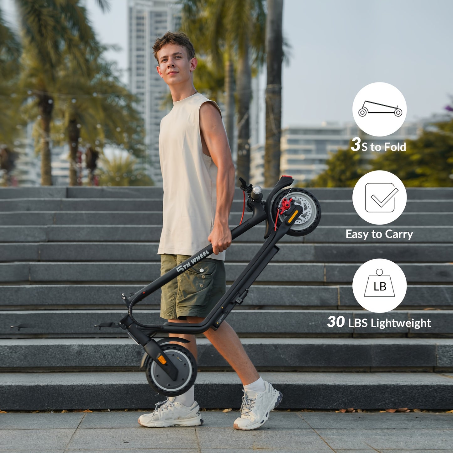 600W Peak Electric Scooter