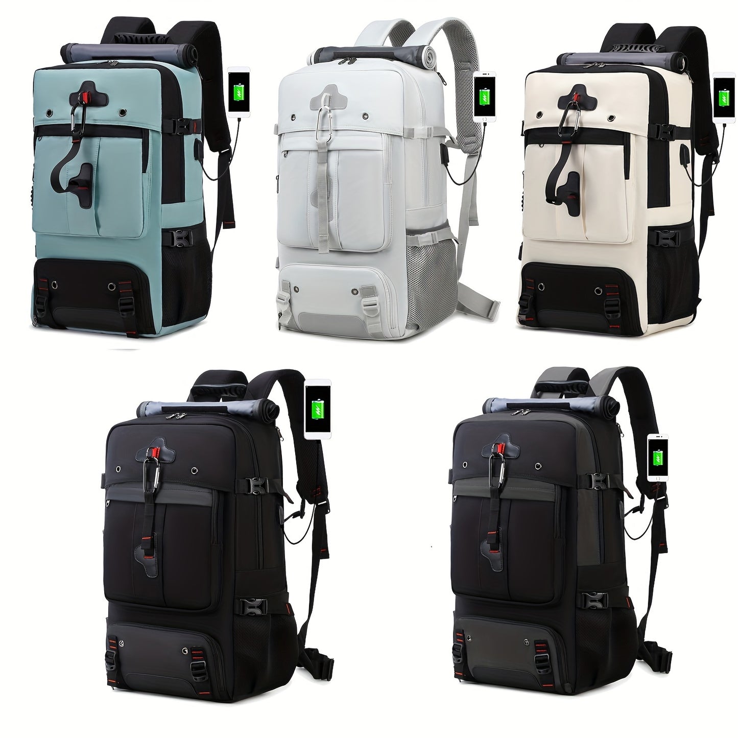 50L Waterproof Hiking Backpack