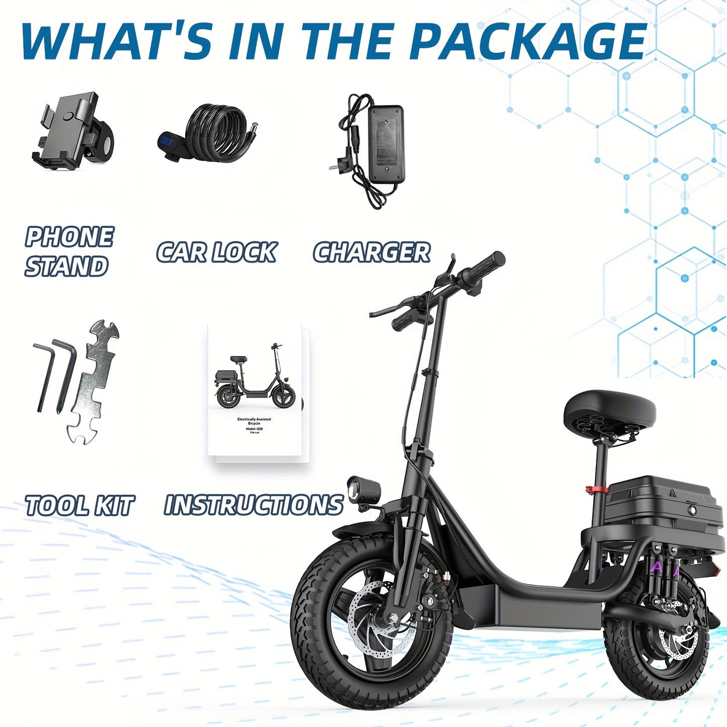740W Peak Electric Scooter