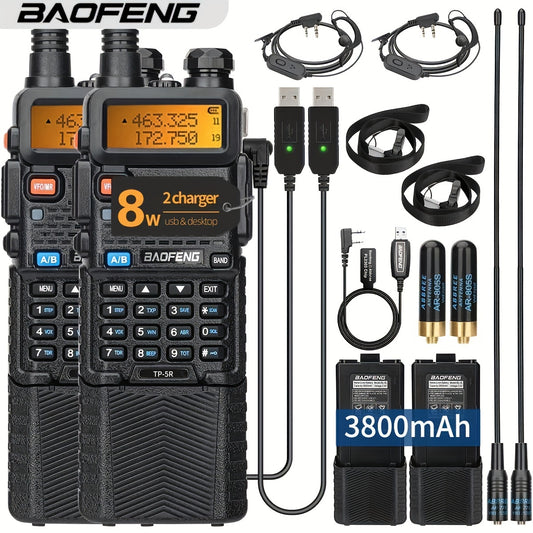 2Pack BAOFENG High Power Ham Radio -