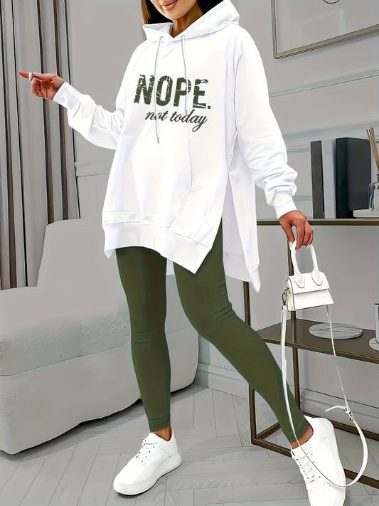 Women's Autumn And Winter Sports Two Piece Set