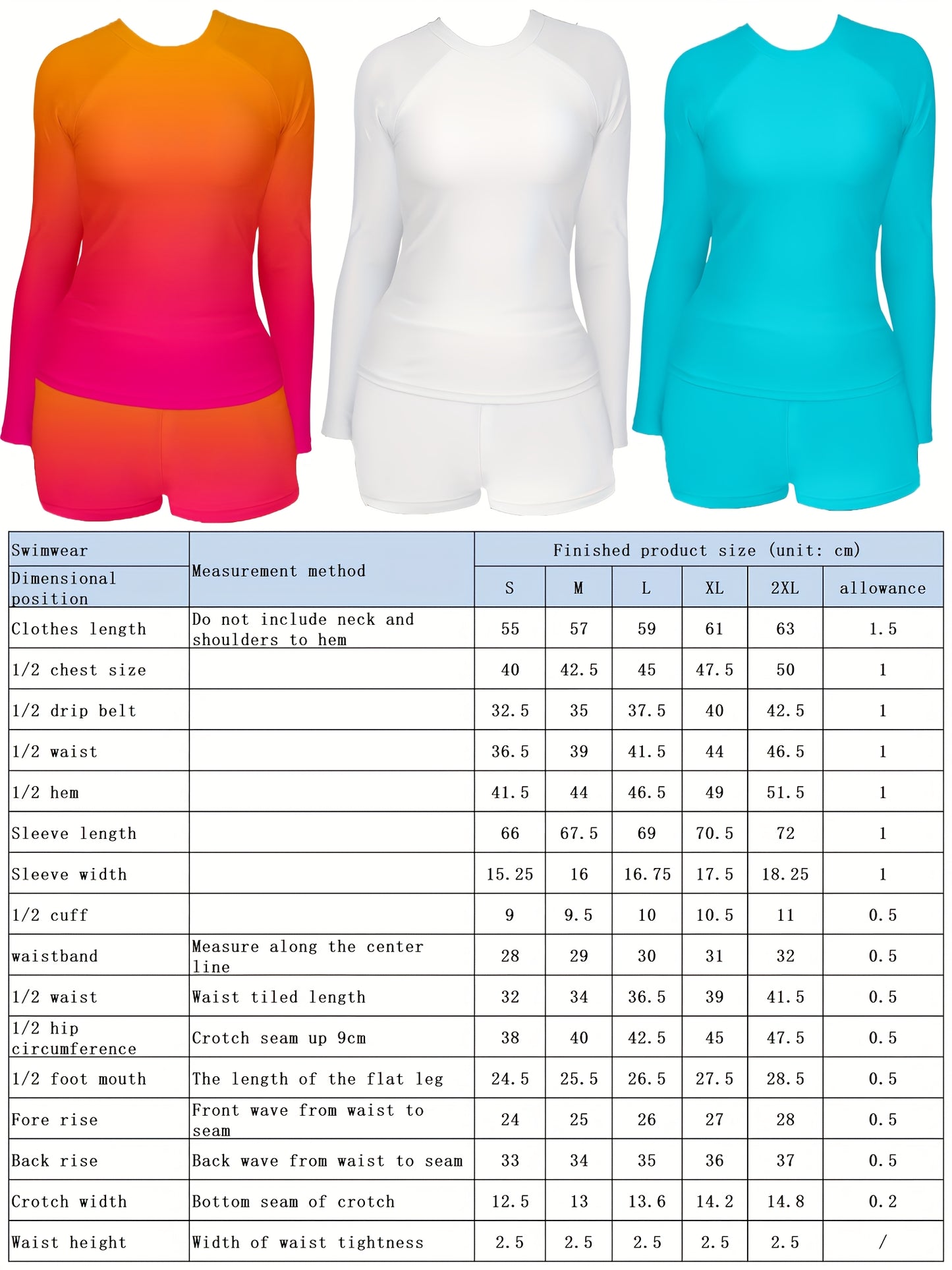 New Sexy Sports Blue Water Splash Surfing Suit