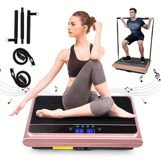 Pink Vibration Plate Exercise Machine