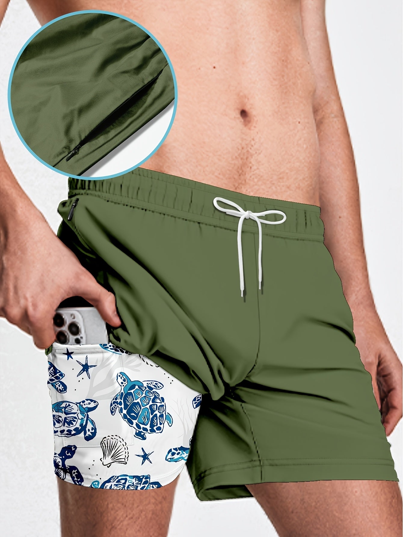 Men's Quick-Dry Swim Trunks
