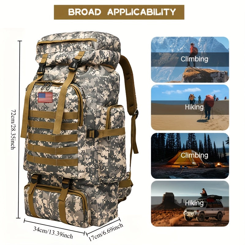 Outdoor Backpack with Multi Compartments And Adjustable Straps
