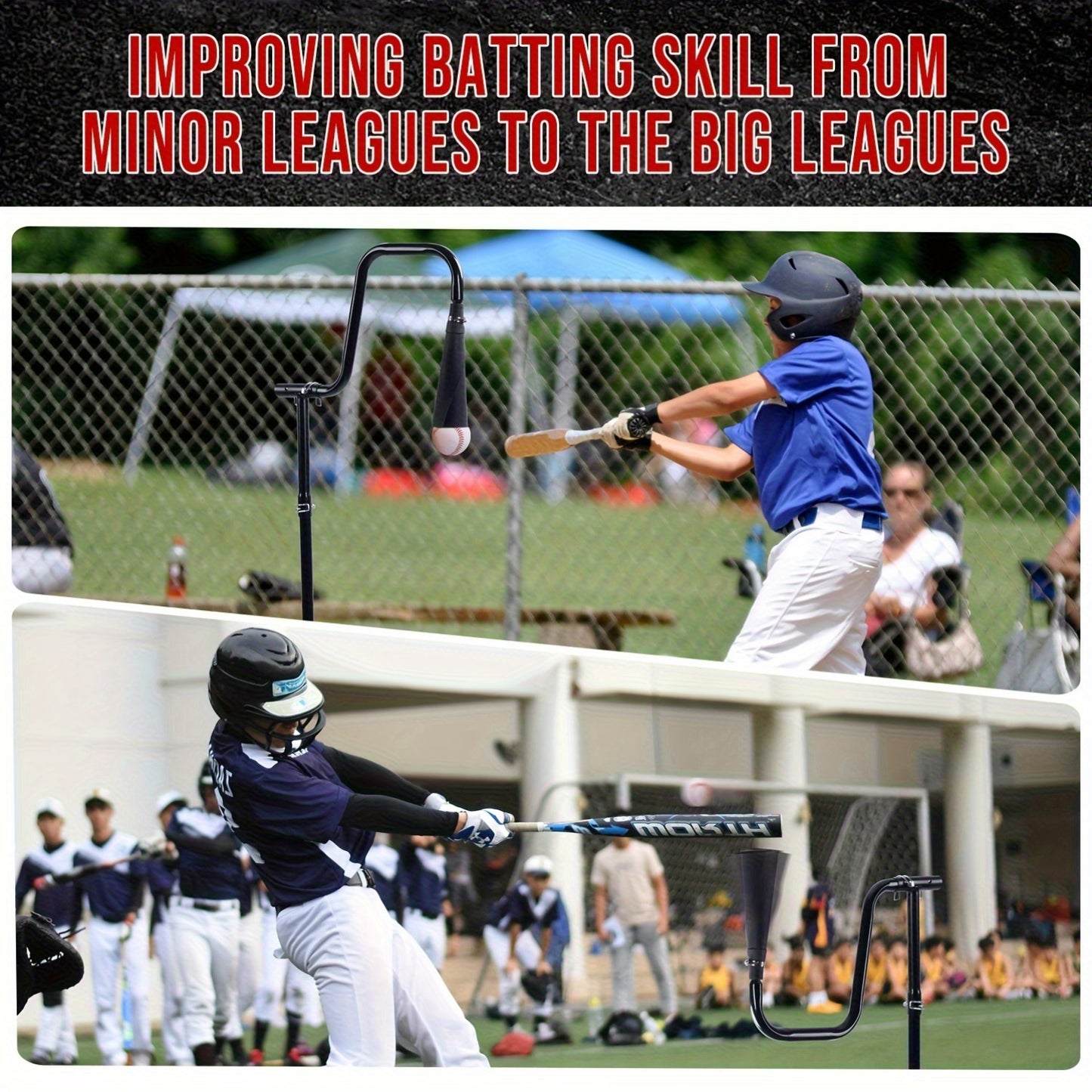 3-In-1 Baseball Softball Batting Tee