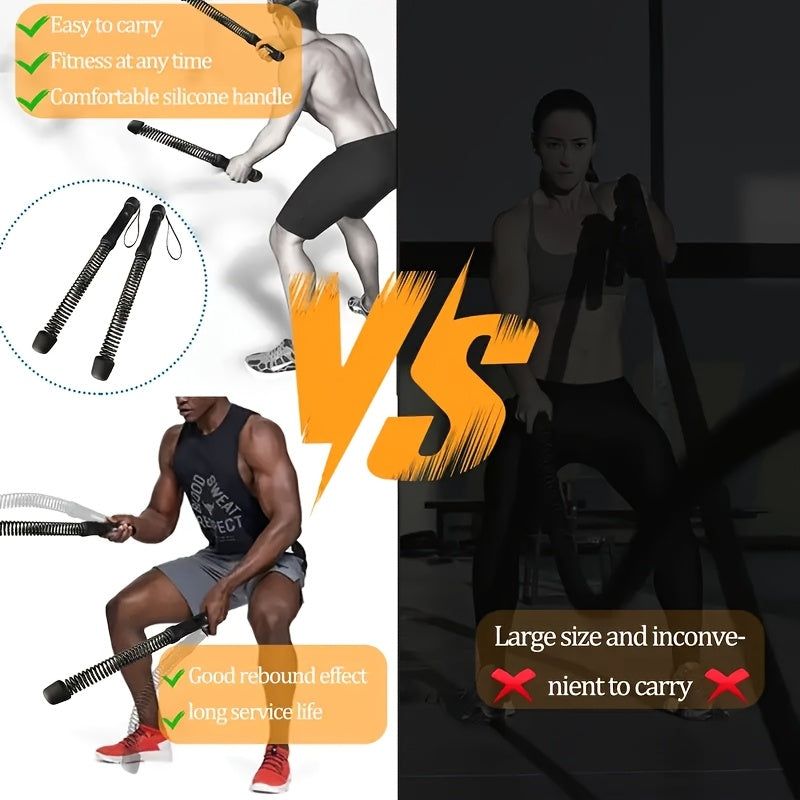 Professional Cordless Battle Rope with Weighted Design