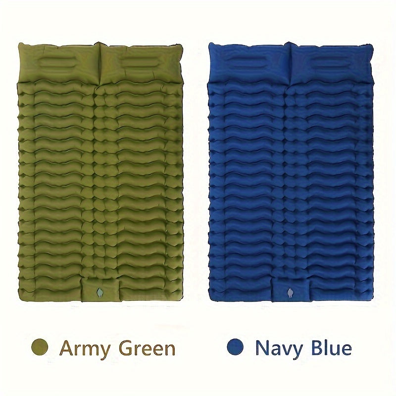 Camping With A Two-person Sleeping Pad Air Mattress