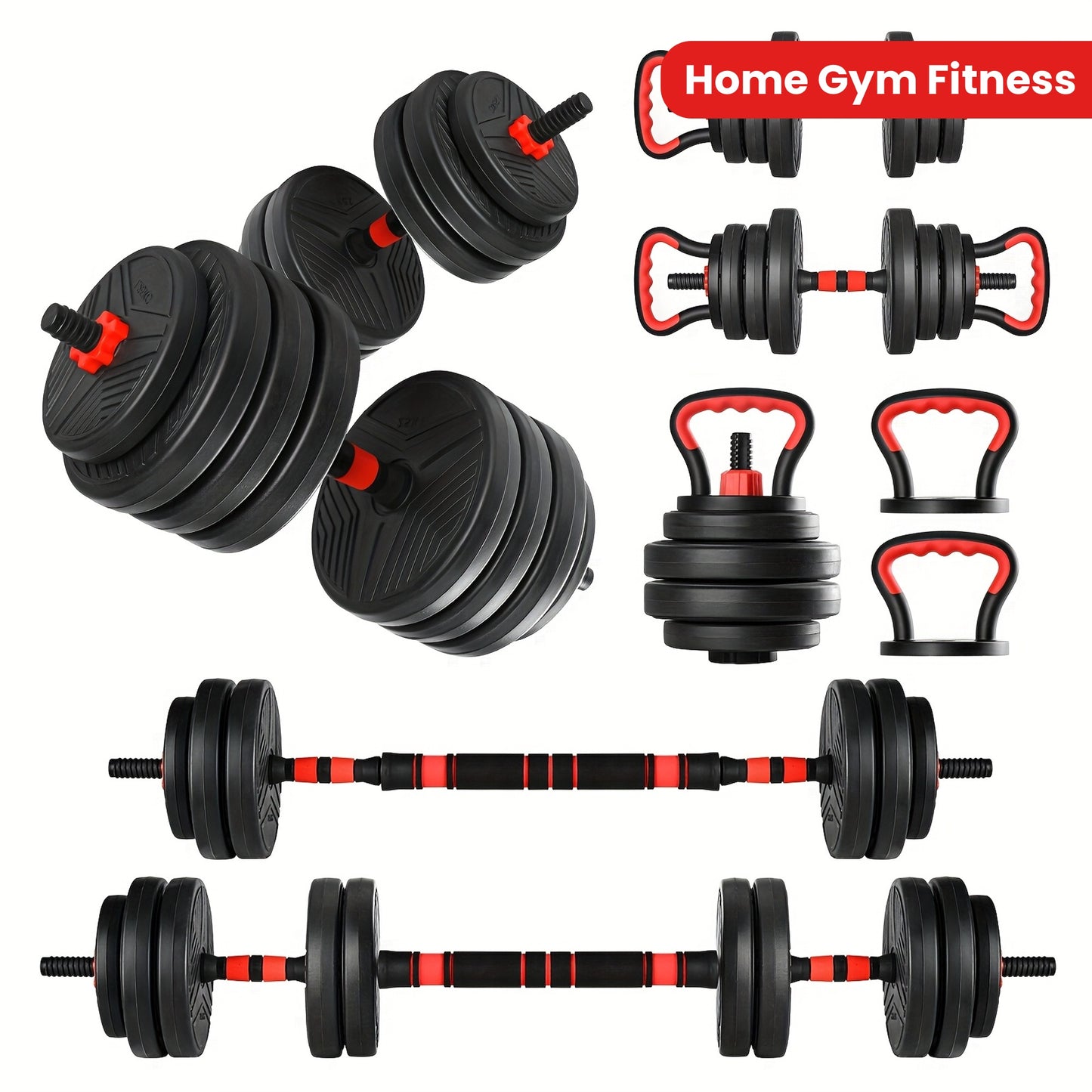 Adjustable Dumbbells, 20/30/40/90 Lbs.  Weight