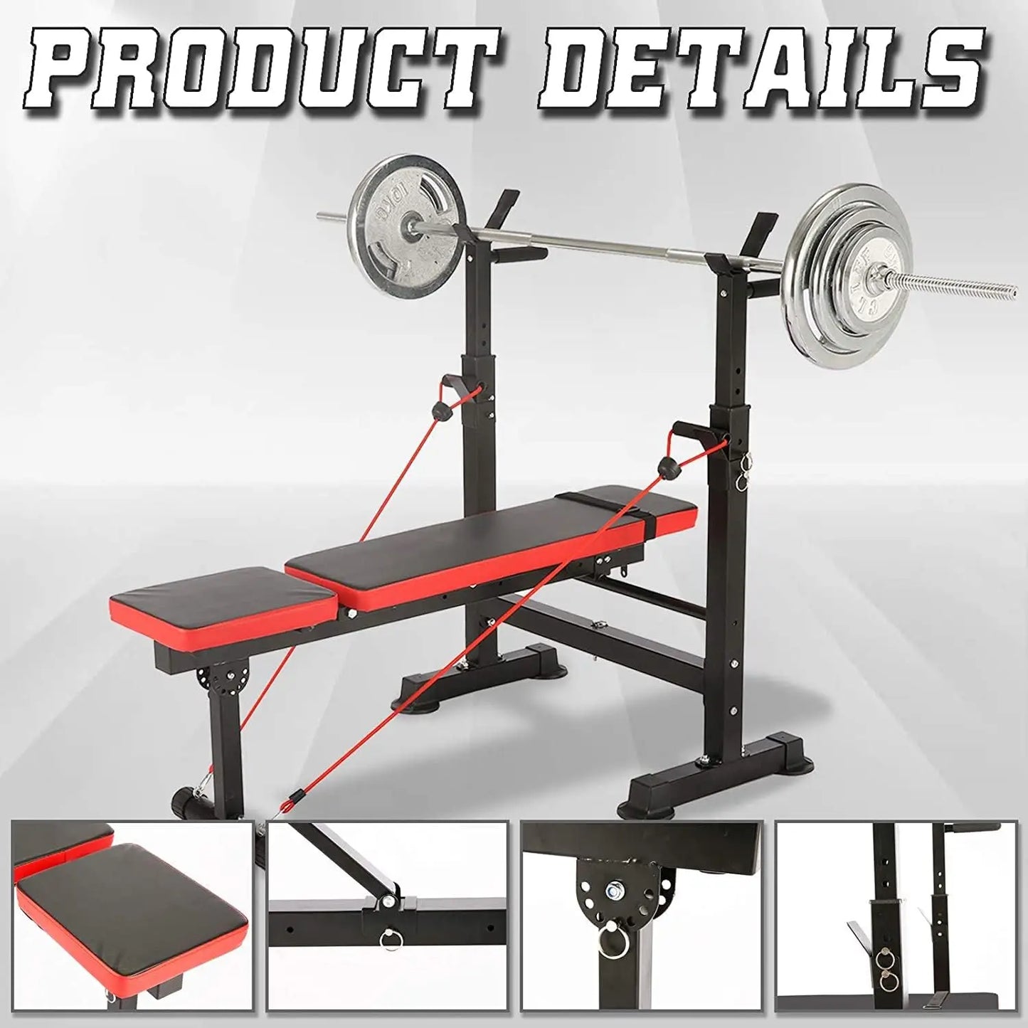 600lbs 6 in 1 Weight Bench Set