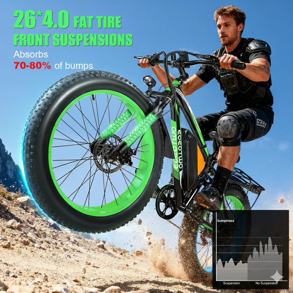 26" Fat Tire Electric Bike for Adults 4