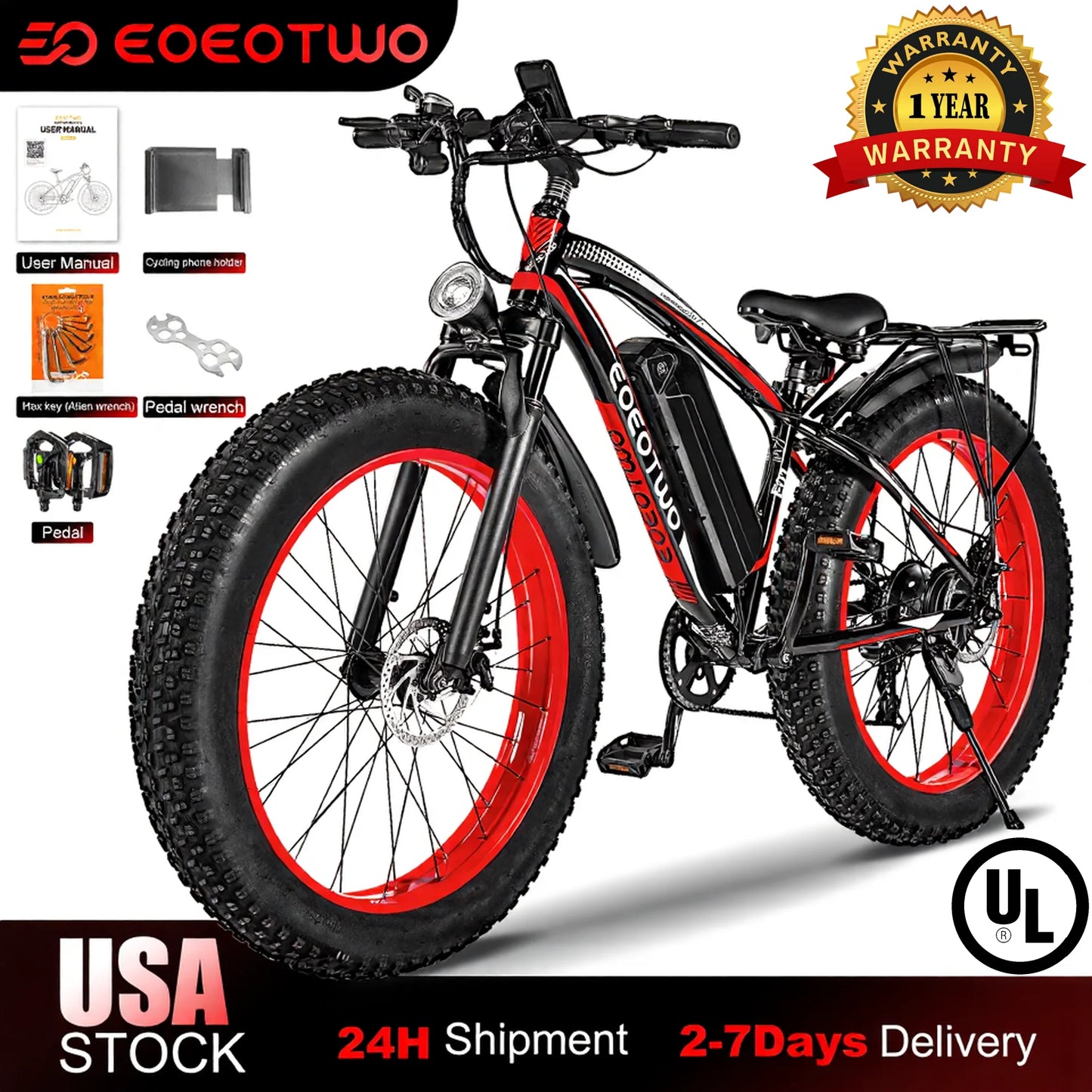 Electric Bike for Adults 1500W Peak Motor