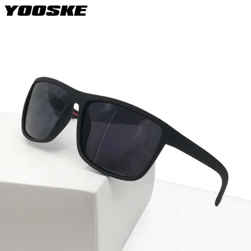 Square Polarized Sunglasses Men