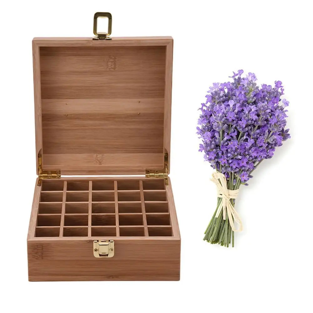 Bamboo Essential Oils Storage Box