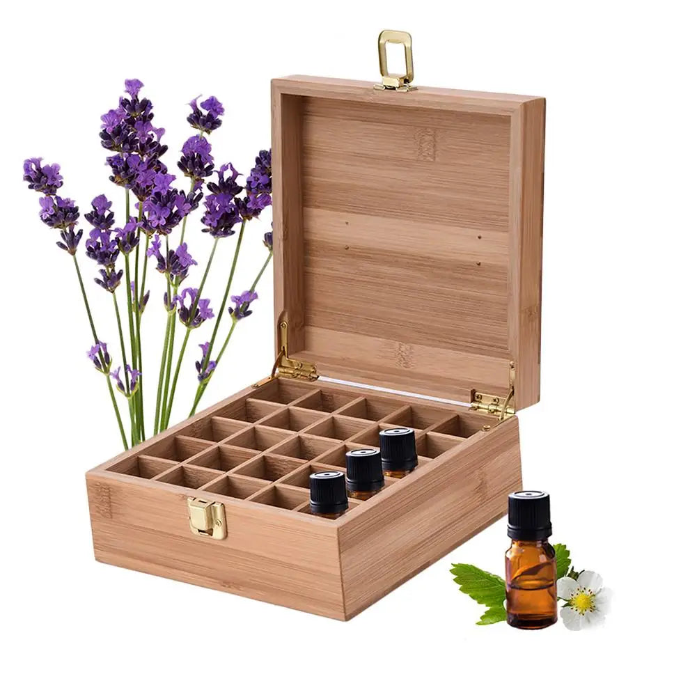 Bamboo Essential Oils Storage Box