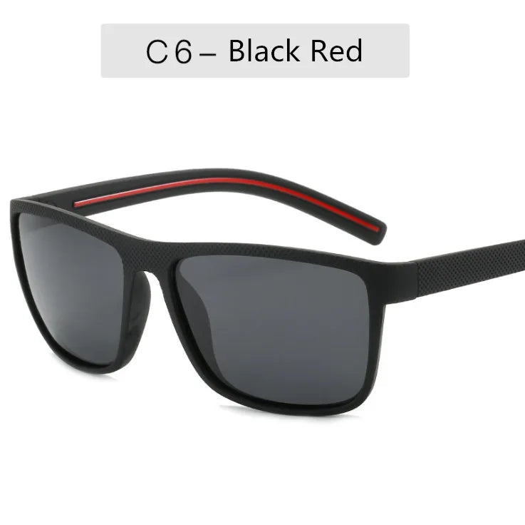 Square Polarized Sunglasses Men