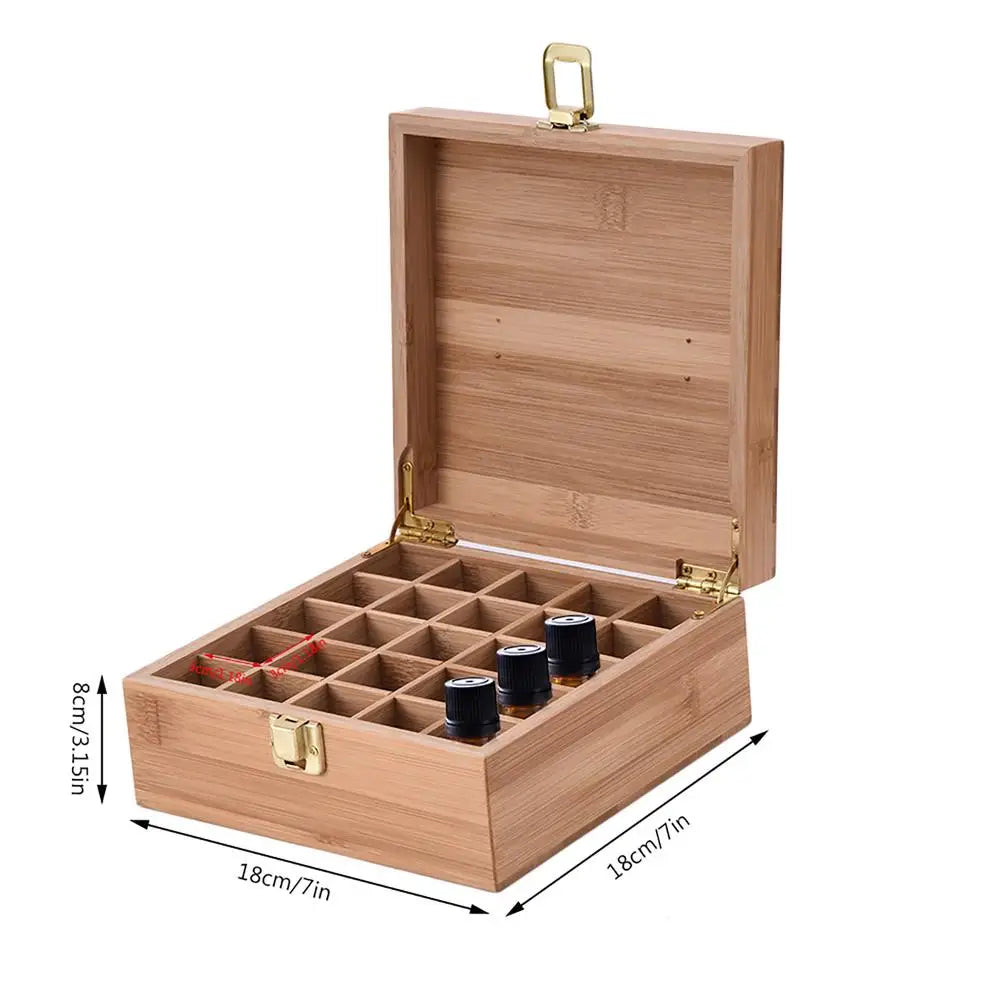 Bamboo Essential Oils Storage Box