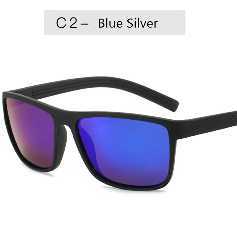 Square Polarized Sunglasses Men