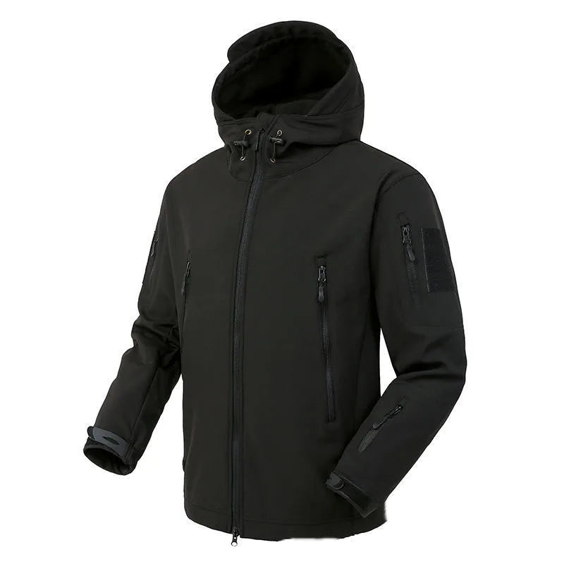 Miliary Shark Skin Soft Shell Jacket Men