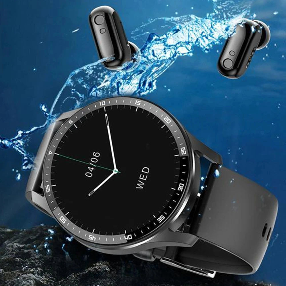 2 in 1 Smart Watch With Earbuds Smartwatch TWS Bluetooth